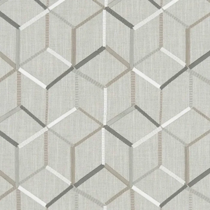 Linear Fabric - Silver swatch