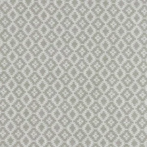 black-grey geometric jacquard fabric from Clarke & Clarke