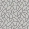 black-grey geometric embroideried fabric from Clarke & Clarke