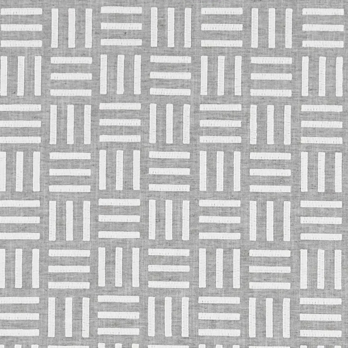 Parallel Fabric - Charcoal fabric swatch F1449/01