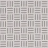 black-grey geometric embroideried fabric from Clarke & Clarke