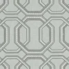 black-grey geometric embroideried fabric from Clarke & Clarke