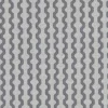 black-grey geometric embroideried fabric from Clarke & Clarke