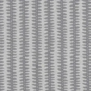 black-grey striped embroideried fabric from Clarke & Clarke