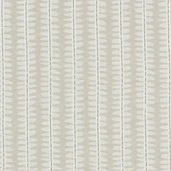 black-grey striped embroideried fabric from Clarke & Clarke