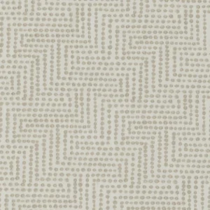 brown spotted embroideried fabric from Clarke & Clarke