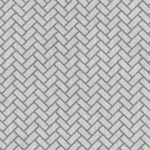 black-grey geometric woven fabric from Clarke & Clarke