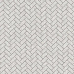 black-grey geometric woven fabric from Clarke & Clarke