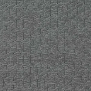 black-grey geometric woven fabric from Clarke & Clarke