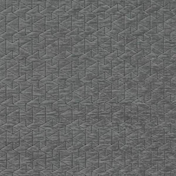 Quarzo Fabric - Slate by black-grey geometric woven fabric from Clarke & Clarke