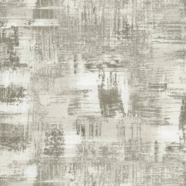 Tessellati Fabric - Natural / Gilver by black-grey misc printed fabric from Clarke & Clarke