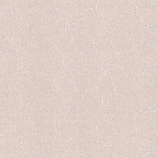 Audette Fabric - Blush by pink botanical jacquard fabric from Clarke & Clarke
