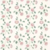 pink botanical embroideried fabric from Clarke & Clarke