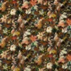 brown botanical velvet-chenille fabric from Clarke & Clarke