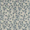 blue botanical jacquard fabric from Clarke & Clarke