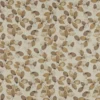 orange botanical jacquard fabric from Clarke & Clarke