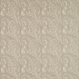 neutral botanical jacquard fabric from Clarke & Clarke