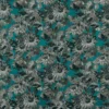 blue botanical jacquard fabric from Clarke & Clarke