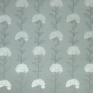 blue botanical woven fabric from Ashley Wilde