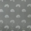 black-grey botanical woven fabric from Ashley Wilde