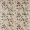 red botanical cotton fabric from Colefax & Fowler