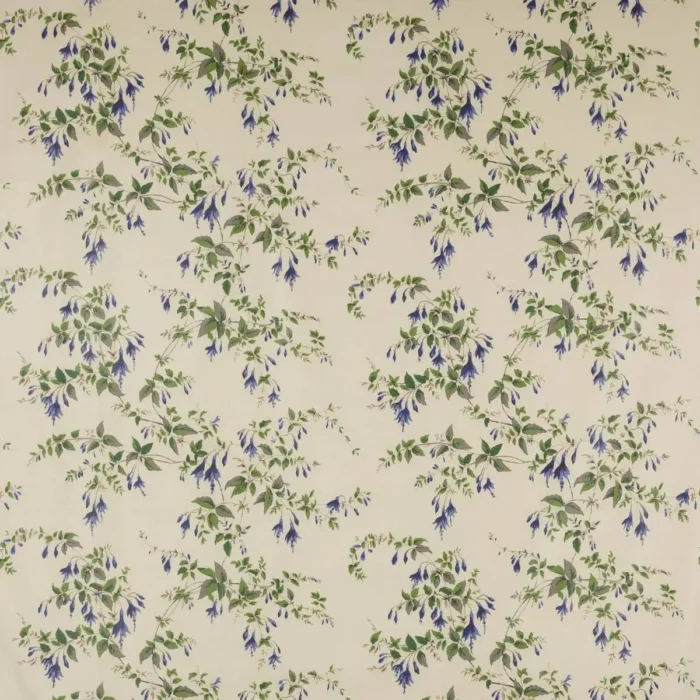 Fuchsia Fabric - Blue Chintz swatch