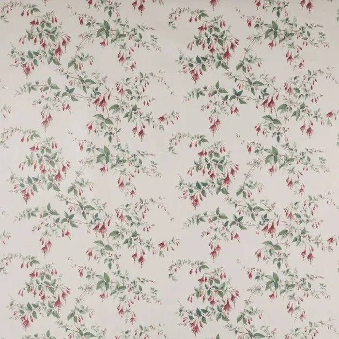 Fuchsia Fabric - Pink / Green swatch