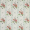blue botanical cotton fabric from Colefax & Fowler