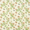 green botanical cotton fabric from Colefax & Fowler