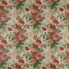 green botanical cotton fabric from Colefax & Fowler