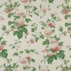 green botanical cotton fabric from Colefax & Fowler