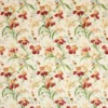 multicolour botanical cotton fabric from Colefax & Fowler