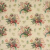 multicolour botanical cotton fabric from Colefax & Fowler