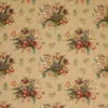 red botanical cotton fabric from Colefax & Fowler