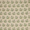 yellow botanical linen fabric from Colefax & Fowler