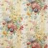multicolour botanical cotton fabric from Colefax & Fowler