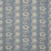 blue botanical linen fabric from Colefax & Fowler
