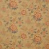 yellow botanical linen fabric from Colefax & Fowler