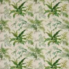 green botanical cotton fabric from Colefax & Fowler