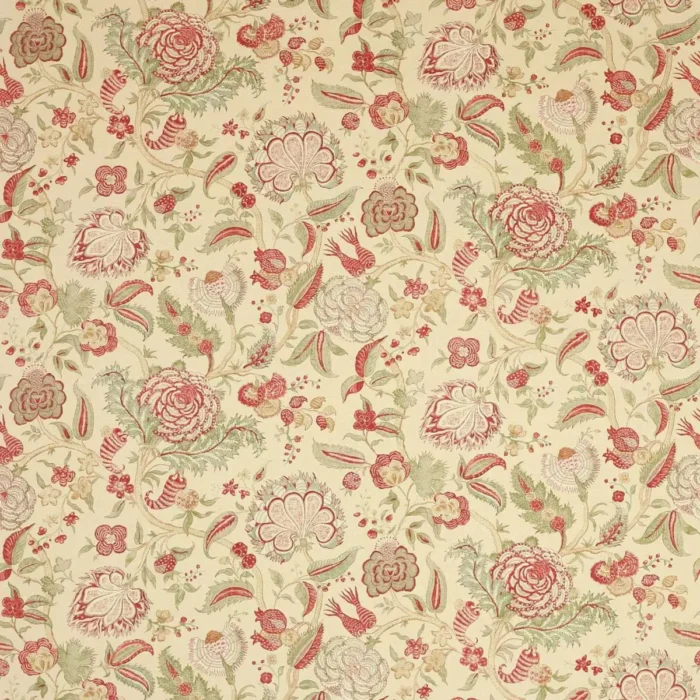 Colmar Fabric - Red / Green swatch