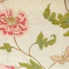 neutral botanical embroideried fabric from Colefax & Fowler