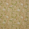 neutral botanical linen fabric from Colefax & Fowler