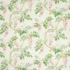 green botanical cotton fabric from Colefax & Fowler