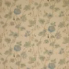 blue botanical cotton fabric from Colefax & Fowler