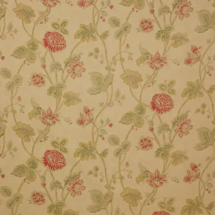 Berwick Fabric - Red / Green swatch