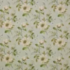 blue botanical linen fabric from Colefax & Fowler