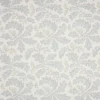 black-grey botanical linen fabric from Colefax & Fowler