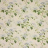 green botanical cotton fabric from Colefax & Fowler