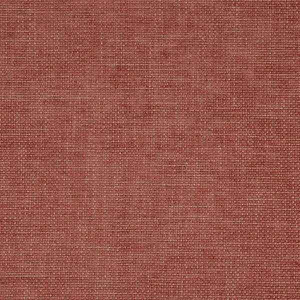 Straford Fabric - Pink by red plain woven fabric from Colefax & Fowler
