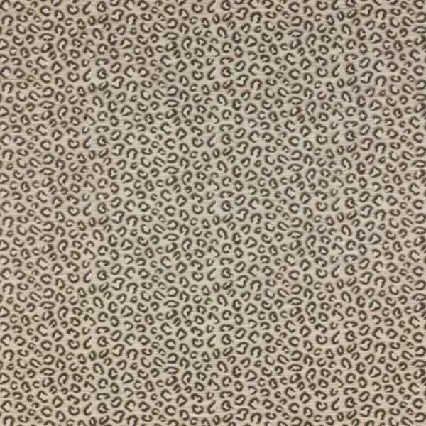 Wilde Fabric - Silver by black-grey animal velvet-chenille fabric from Colefax & Fowler